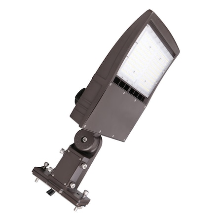 Beyond Led Technology LED Area Light, 100 Watt, 16000 Lumens, 5000K, Universal Bracket, Bronze Housing BLT-S-G14B-100WBT3A4-BR10SP5-U-Br